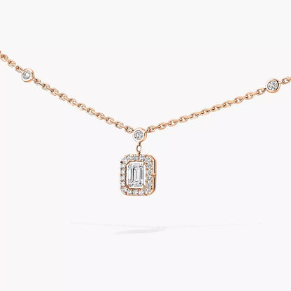[Riva Jewelry]My Twin Diamond Necklace in Silver