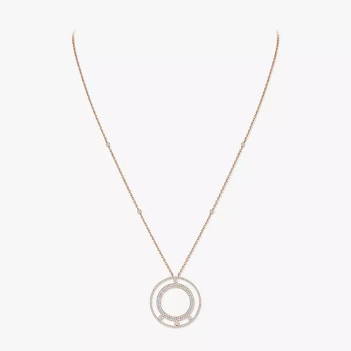 [Riva Jewelry]MOVE ROMANE LONG PAVÉ DIAMOND NECKLACE