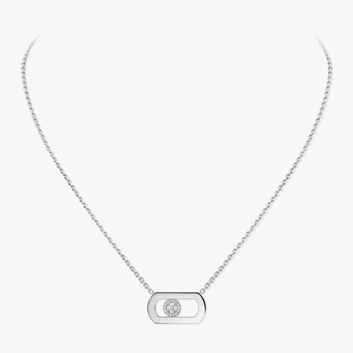 [Riva Jewelry]LARGE MOVE ANHÄNGER MIT EINEM DIAMANTEN