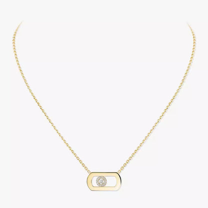 [Riva Jewelry]LARGE MOVE ANHÄNGER MIT EINEM DIAMANTEN