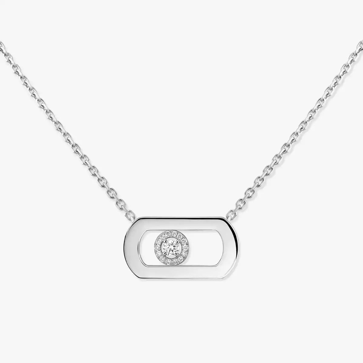 [Riva Jewelry]LARGE MOVE ANHÄNGER MIT EINEM DIAMANTEN