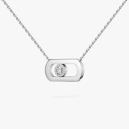 [Riva Jewelry]LARGE MOVE ANHÄNGER MIT EINEM DIAMANTEN