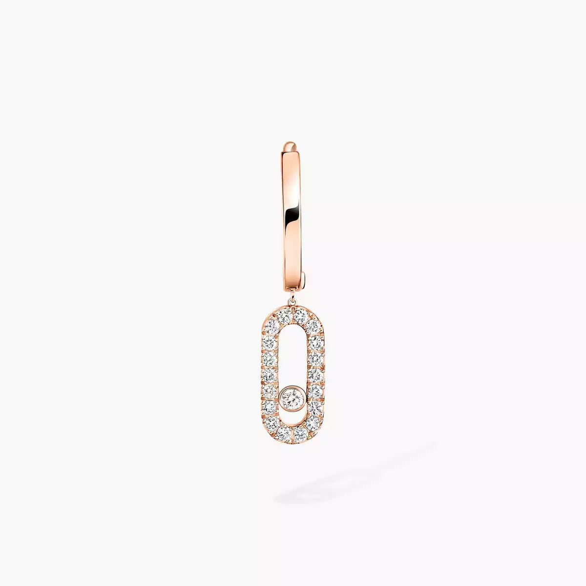 [Riva Jewelry]MOVE UNO OHRRINGE EINZELNER DIAMANT HOOP