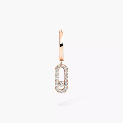 [Riva Jewelry]MOVE UNO OHRRINGE EINZELNER DIAMANT HOOP