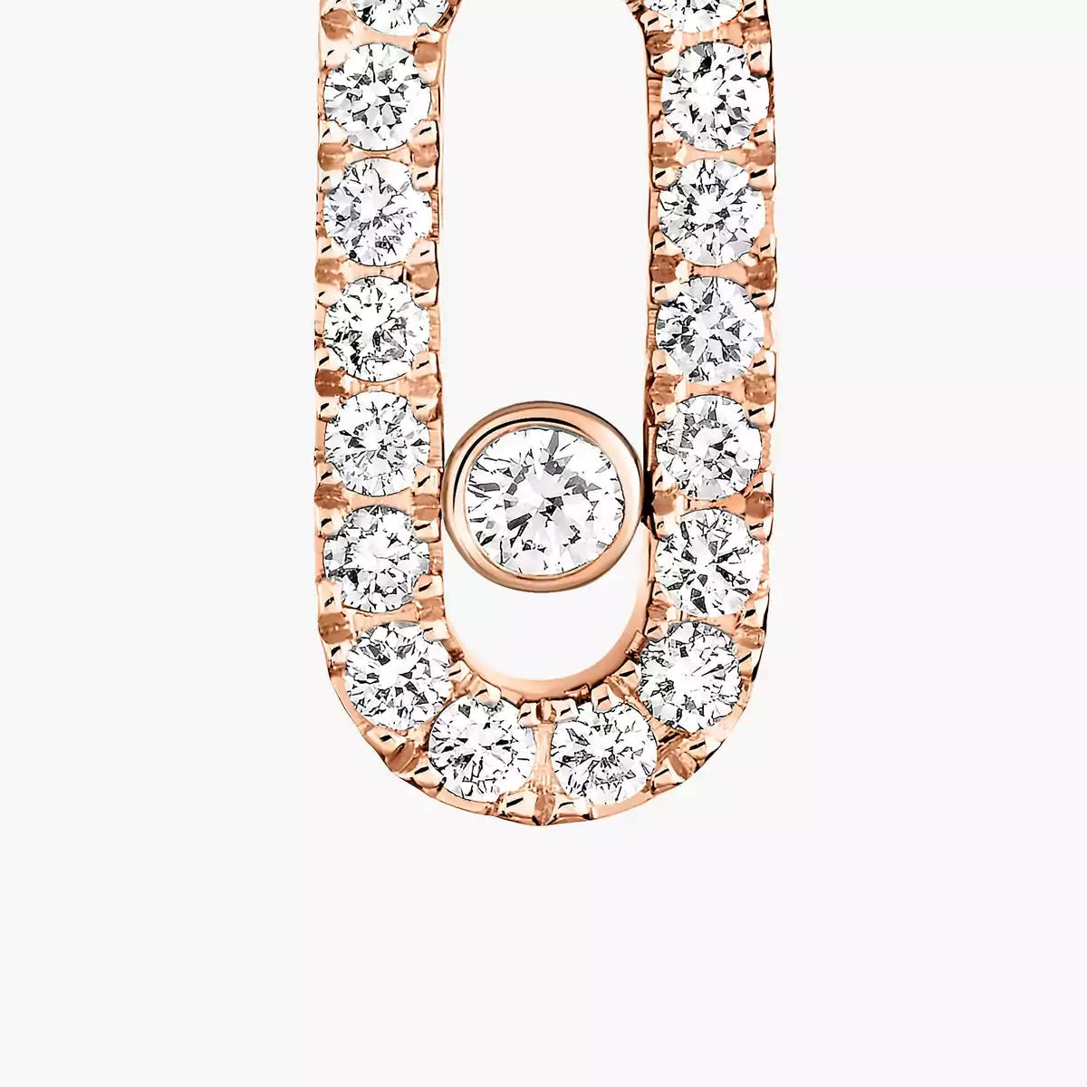 [Riva Jewelry]MOVE UNO OHRRINGE EINZELNER DIAMANT HOOP