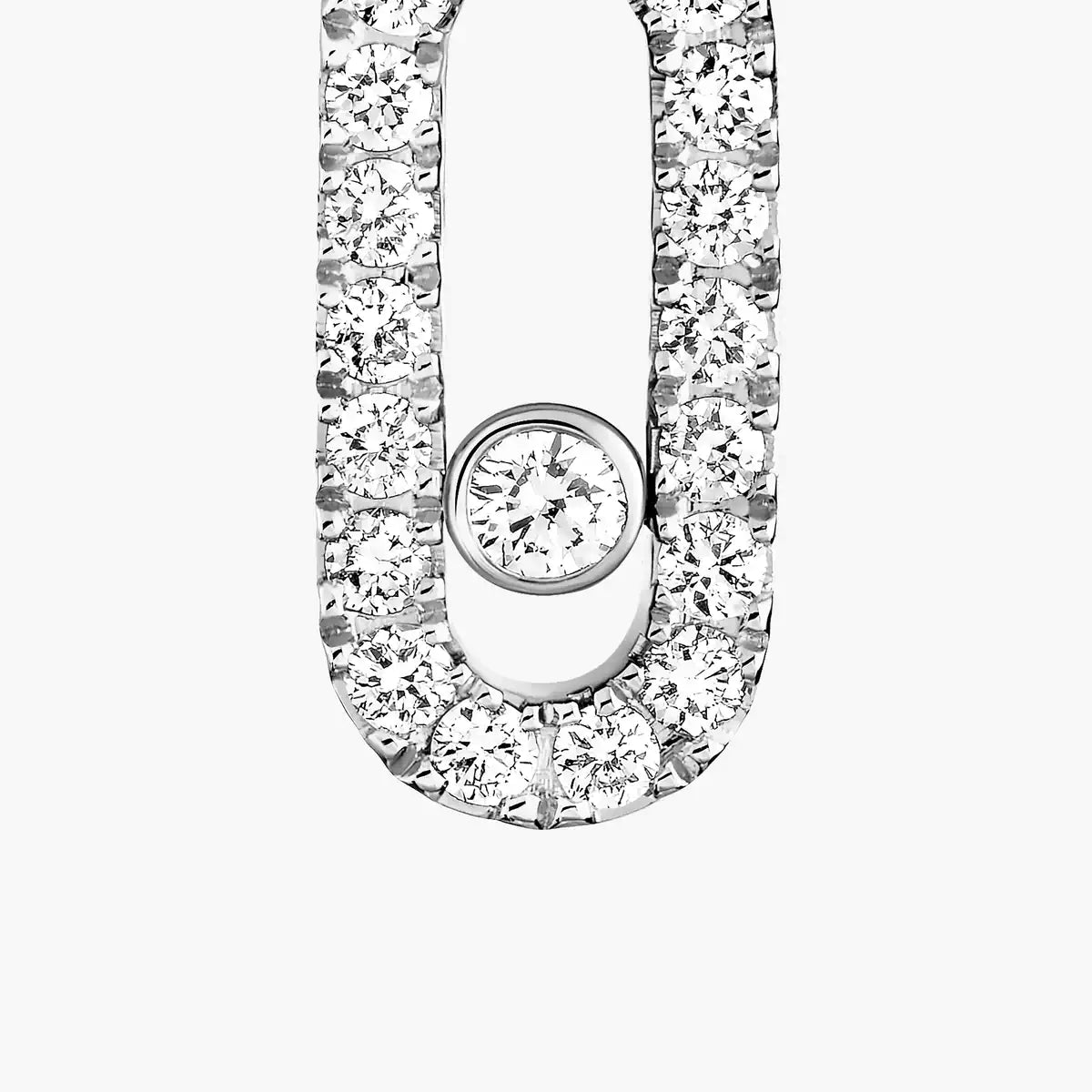 [Riva Jewelry]MOVE UNO OHRRINGE EINZELNER DIAMANT HOOP