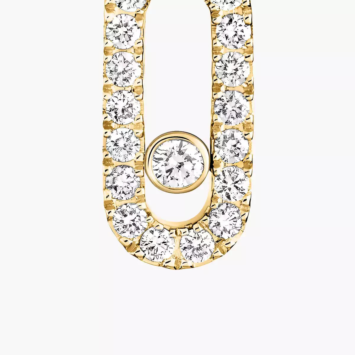 [Riva Jewelry]MOVE UNO OHRRINGE EINZELNER DIAMANT HOOP