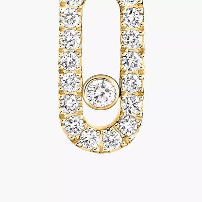 [Riva Jewelry]MOVE UNO OHRRINGE EINZELNER DIAMANT HOOP