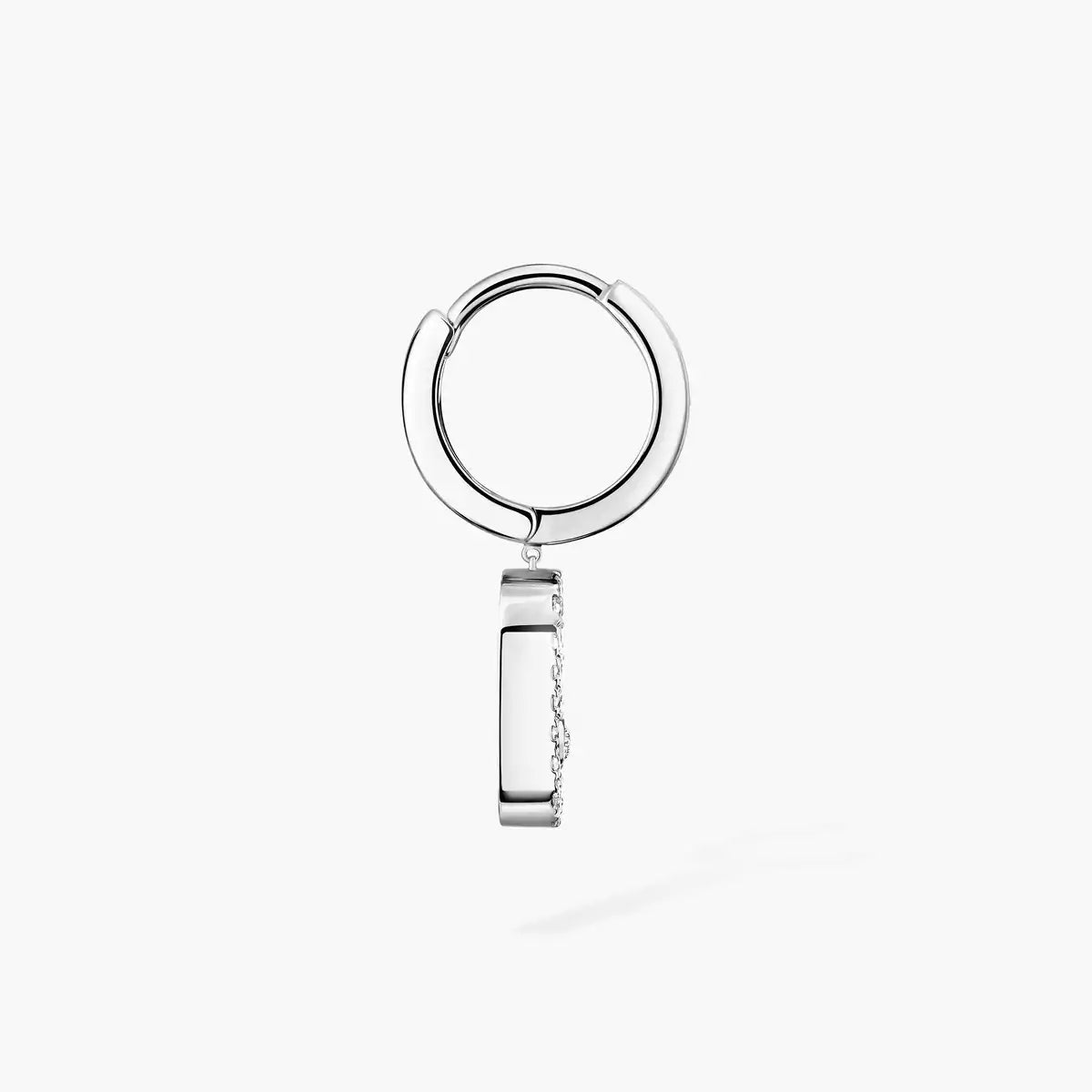 [Riva Jewelry]MOVE UNO OHRRINGE EINZELNER DIAMANT HOOP