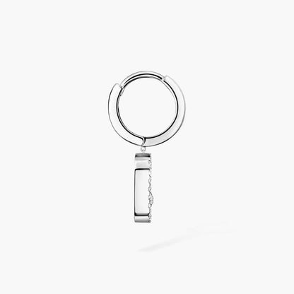 [Riva Jewelry]MOVE UNO OHRRINGE EINZELNER DIAMANT HOOP