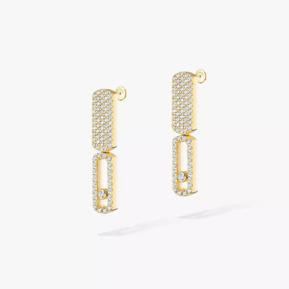 [Riva Jewelry]Imperial Move SM Diamond Earrings