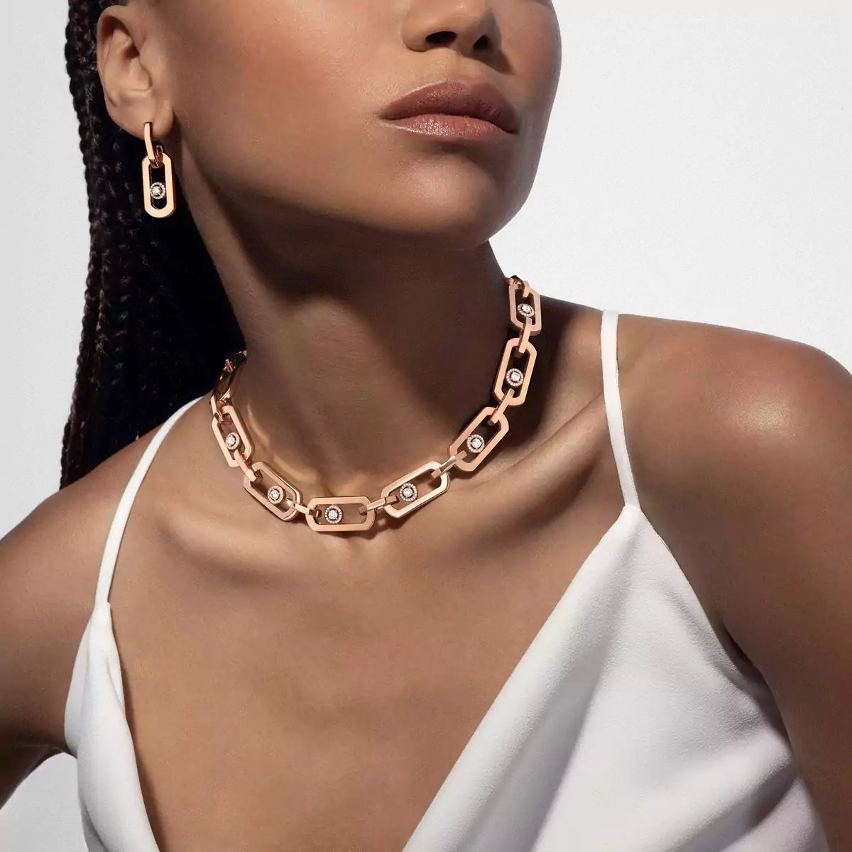 [Riva Jewelry]SO MOVE XL ダイヤモンド フープイヤリング