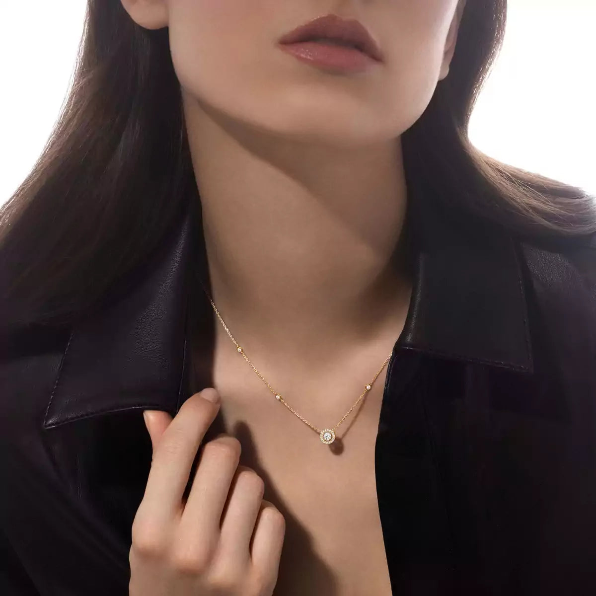 [Riva Jewelry]JOY PENDANT DIAMOND NECKLACE