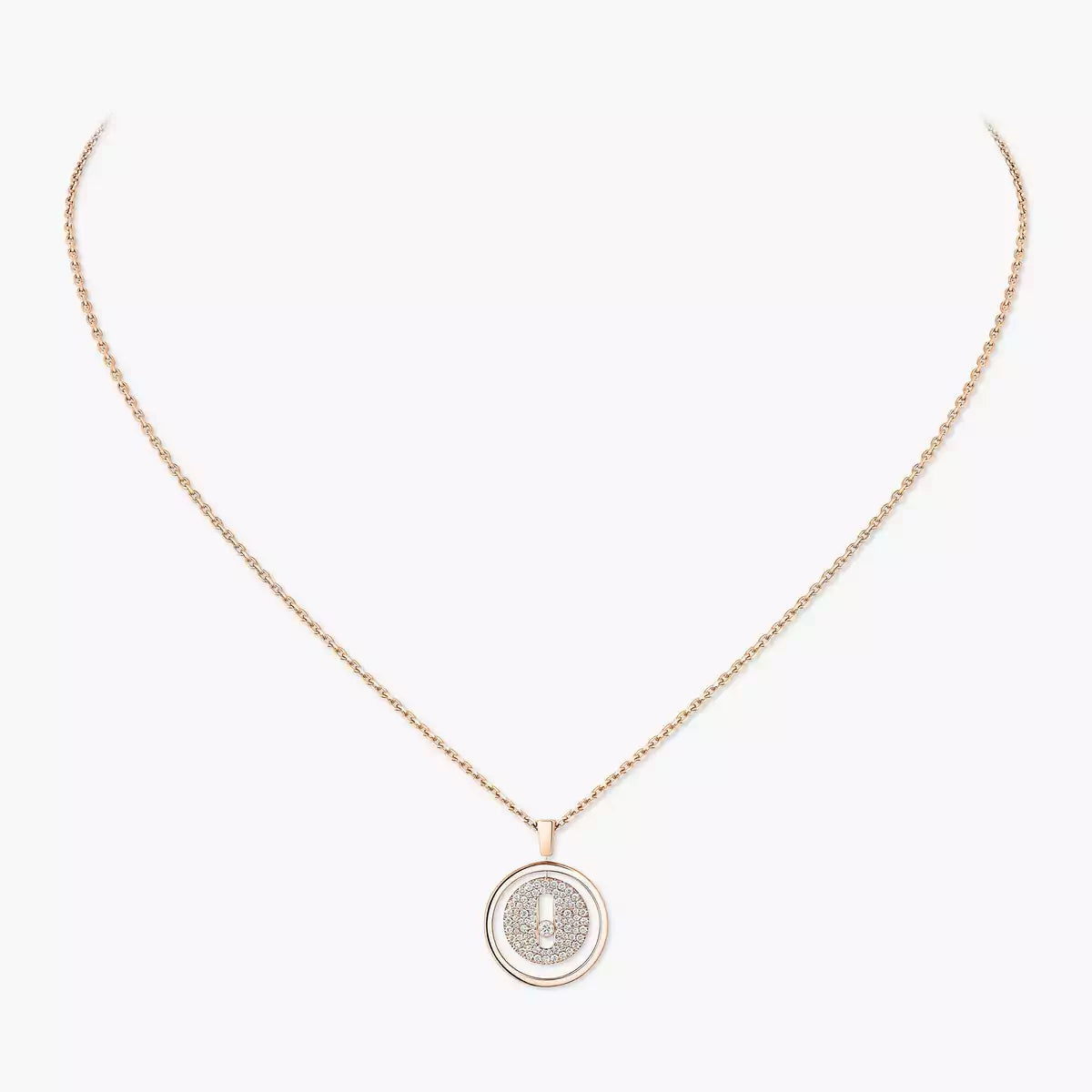 [Riva Jewelry]ラッキー ムーブ フルパヴェ ダイヤモンド ネックレス