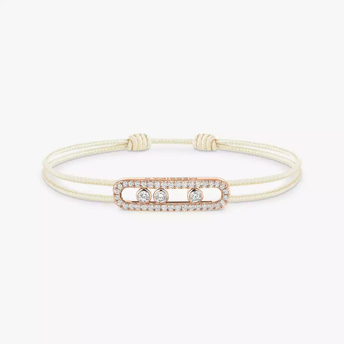 [リーバ ジュエリー]ケア(S) パヴェコードブレスレット