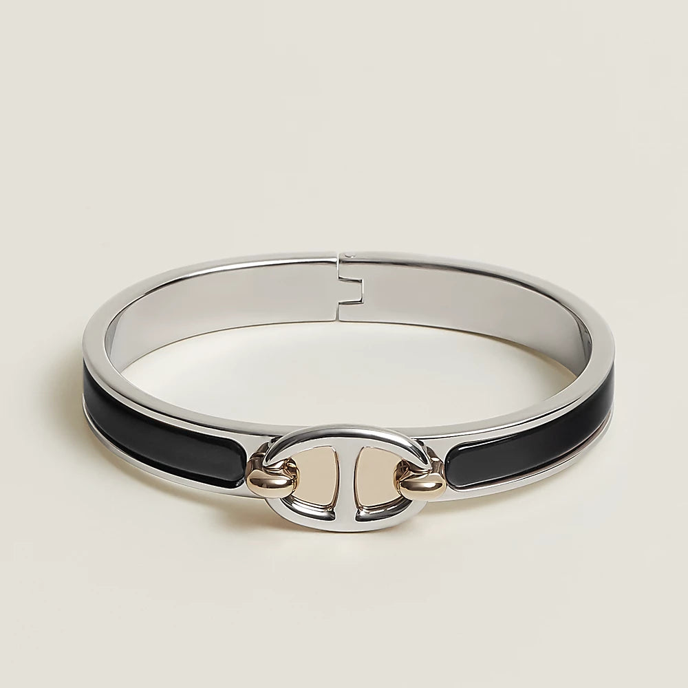 [Riva Jewelry ]CLIC CHAINE SILVER BRACELET