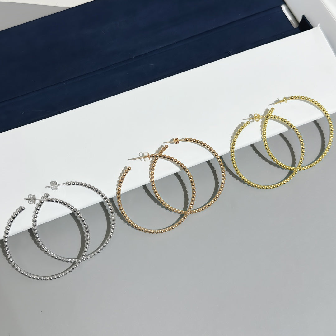 [Riva Jewelry] SMOOTH BEAD STUD EARRINGS