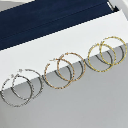 [Riva Jewelry] SMOOTH BEAD STUD EARRINGS