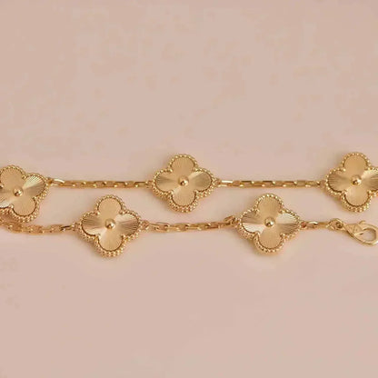[Riva Jewelry ] CLOVER 5 MOTIF LASER BRACELET COLLECTION