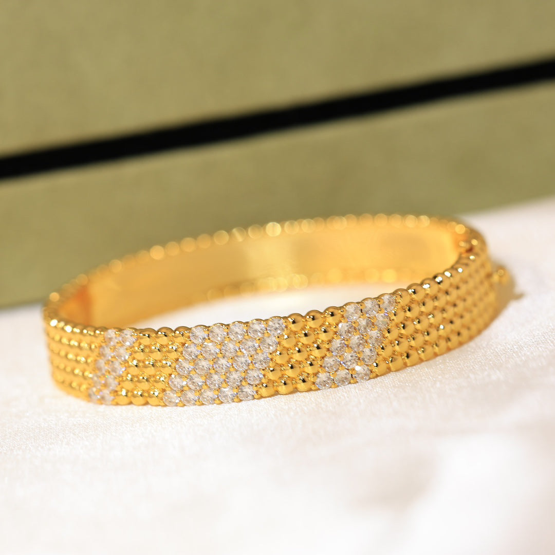 [Riva Jewelry]  FIVE-ROW DIAMOND BRACELET