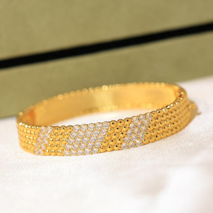 [Riva Jewelry]  FIVE-ROW DIAMOND BRACELET