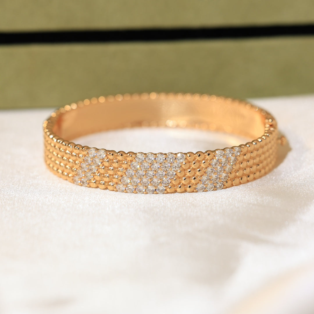 [Riva Jewelry]  FIVE-ROW DIAMOND BRACELET
