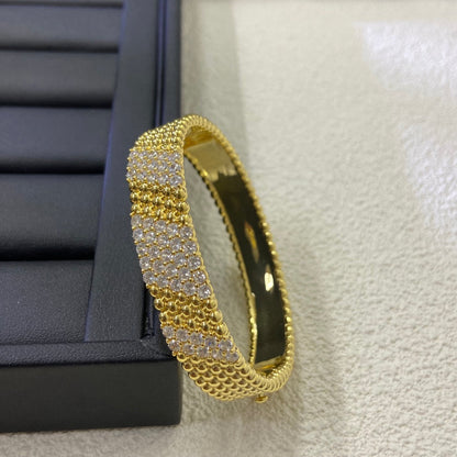 [Riva Jewelry]  FIVE-ROW DIAMOND BRACELET