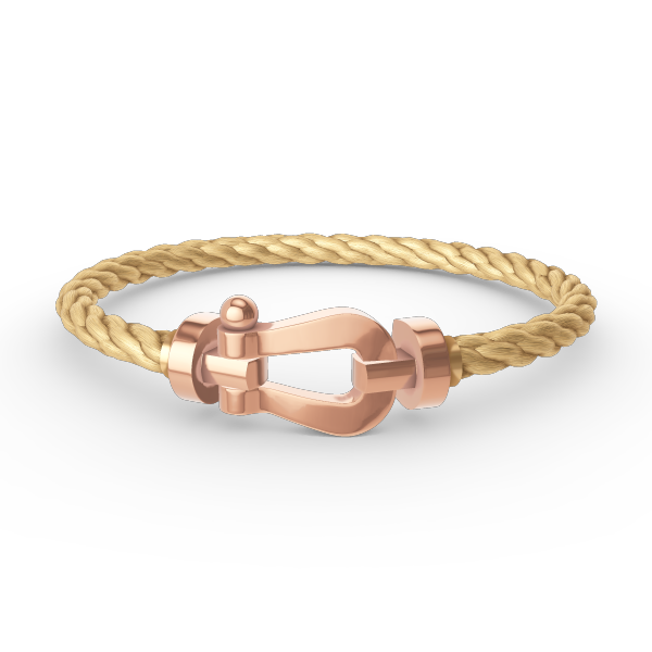 [Riva Jewelry]ARMBAND "FORCE LARGE HORSESHOE" - ROSÉGOLD