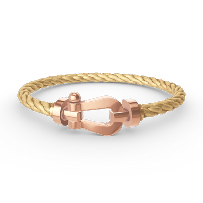 [Riva Jewelry]ARMBAND "FORCE LARGE HORSESHOE" - ROSÉGOLD
