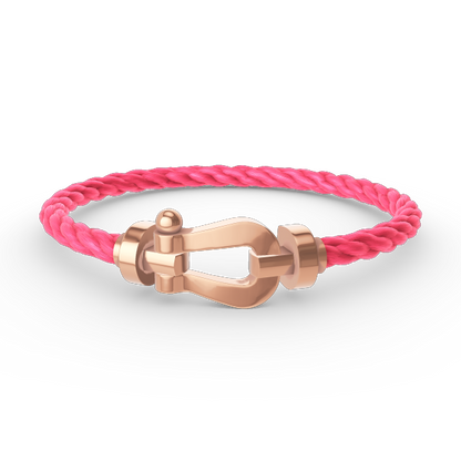 [Riva Jewelry]ARMBAND "FORCE LARGE HORSESHOE" - ROSÉGOLD