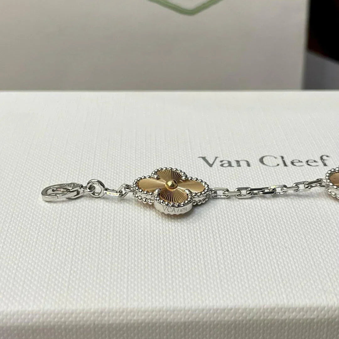 [Riva Jewelry ] CLOVER 5 MOTIF LASER BRACELET COLLECTION