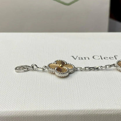 [Riva Jewelry ] CLOVER 5 MOTIF LASER BRACELET COLLECTION