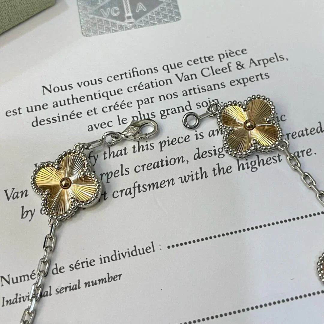 [Riva Schmuck]ARMBAND GLÜCKKLEE 5-MOTIVE - LASER KOLLEKTION