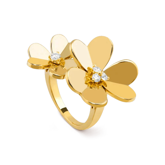 [Riva Jewelry ]CLOVER COMOS GOLD DIAMOND RING