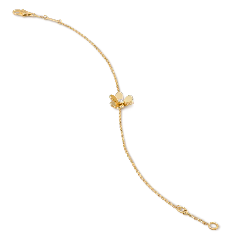 [Riva Jewelry ]FRIVOLE GOLD FLOWER PINK MALACHITE BRACELET