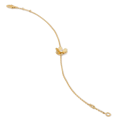 [Riva Jewelry ]FRIVOLE GOLD FLOWER PINK MALACHITE BRACELET
