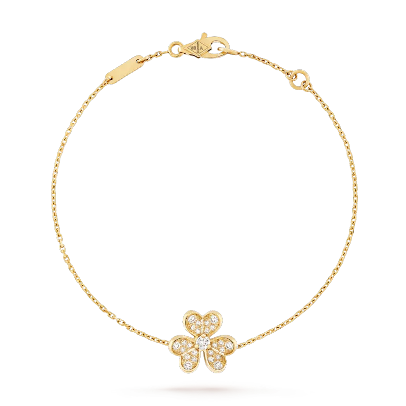[Riva Jewelry ]FRIVOLE GOLD FLOWER DIAMOND BRACELET