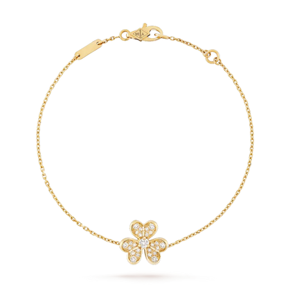 [Riva Jewelry ]FRIVOLE GOLD FLOWER DIAMOND BRACELET