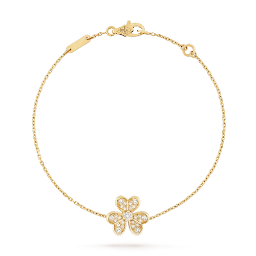 [Riva Jewelry ]FRIVOLE GOLD FLOWER DIAMOND BRACELET