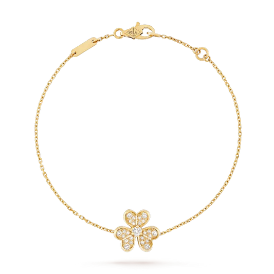 [Riva Jewelry ]FRIVOLE GOLD FLOWER DIAMOND BRACELET