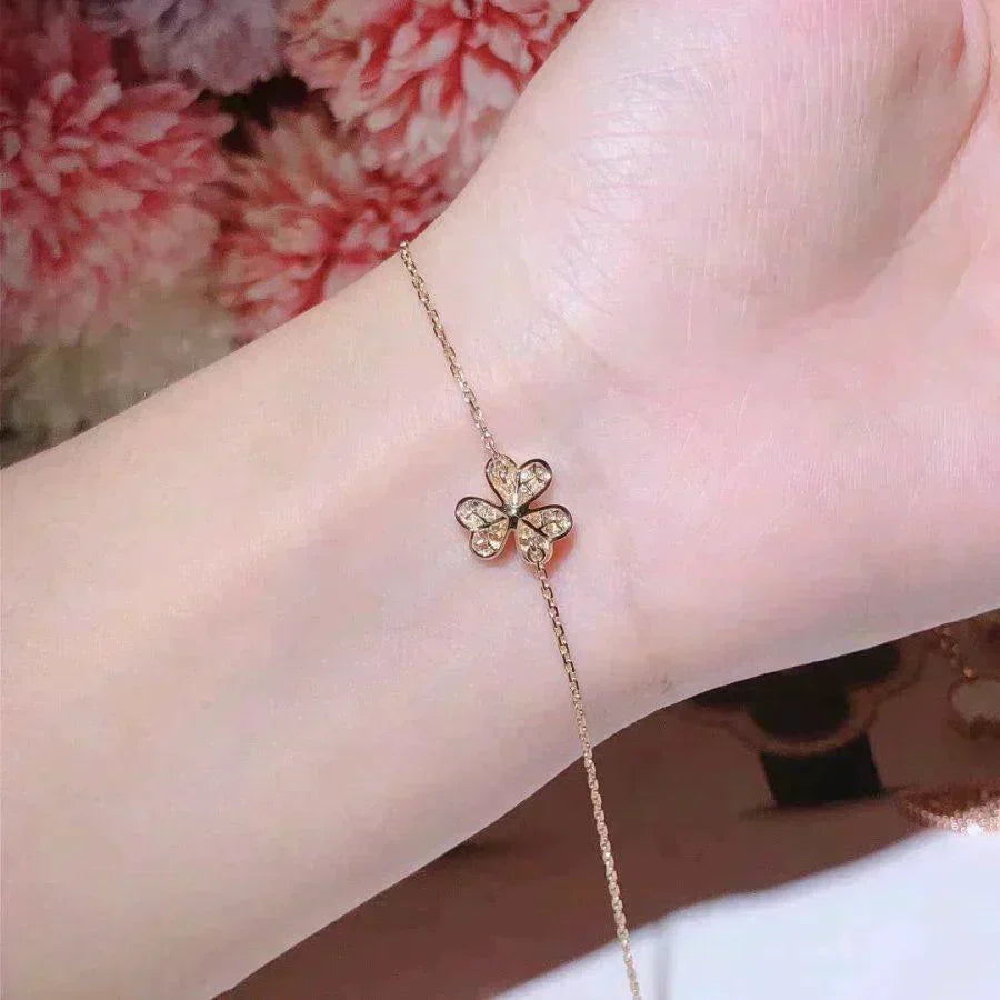 [Riva Jewelry ]FRIVOLE GOLD FLOWER DIAMOND BRACELET