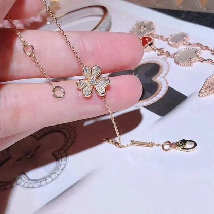 [Riva Jewelry ]FRIVOLE GOLD FLOWER DIAMOND BRACELET