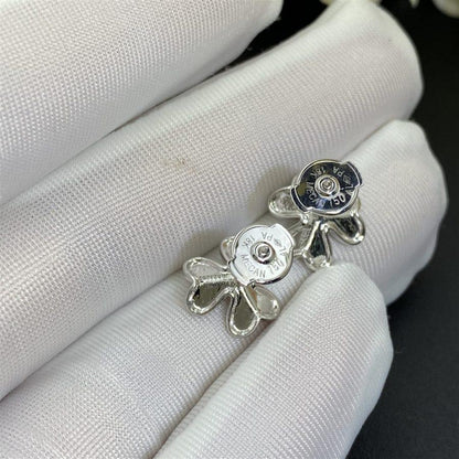 [Riva Jewelry ]FRIVOLE MINI SILVER FLOWER EARRINGS