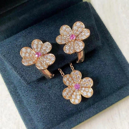 [Riva Jewelry]PAVÉ-DIAMANT-SCHMETTERLING-ANHÄNGERKETTE