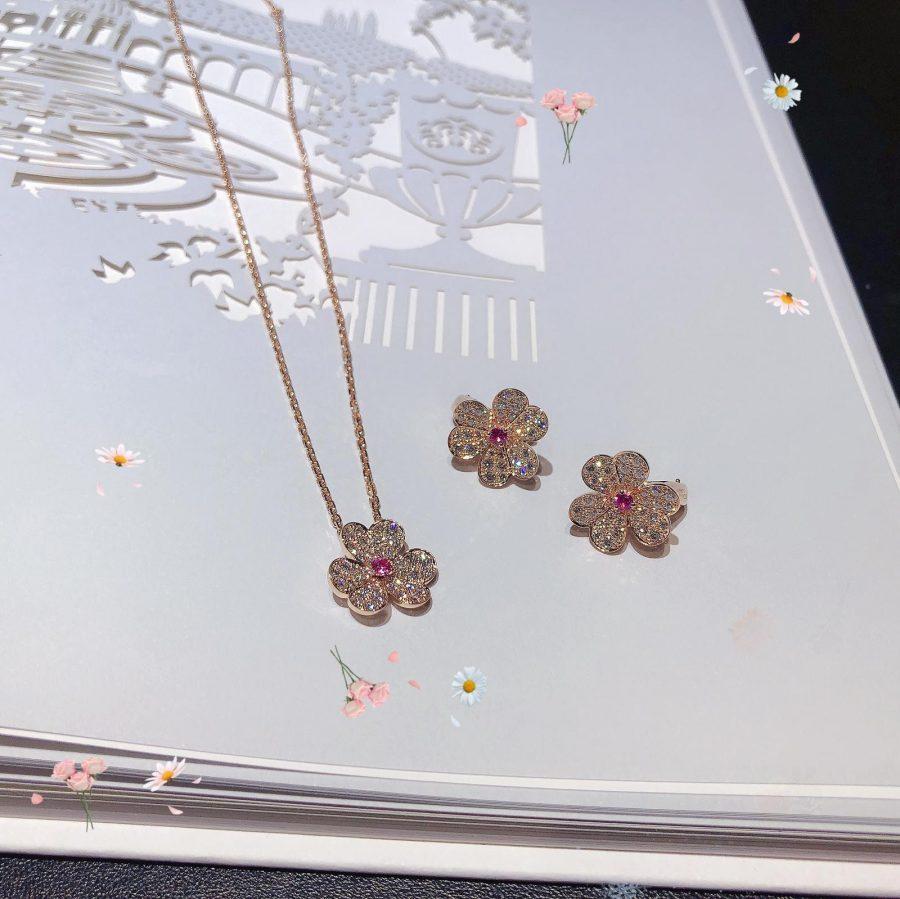 [Riva Jewelry]PAVÉ-DIAMANT-SCHMETTERLING-ANHÄNGERKETTE