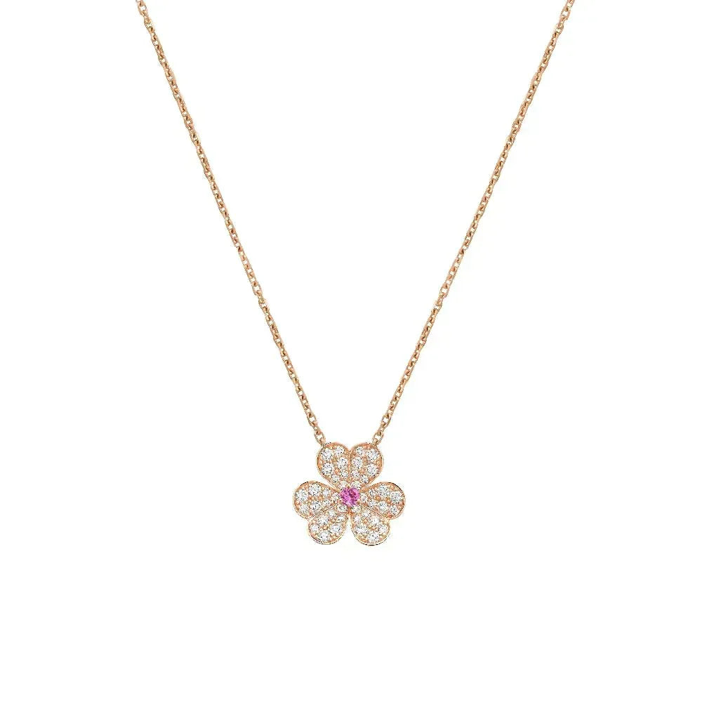 [Riva Jewelry]PAVÉ-DIAMANT-SCHMETTERLING-ANHÄNGERKETTE