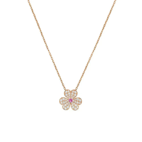 [Riva Jewelry]PAVÉ-DIAMANT-SCHMETTERLING-ANHÄNGERKETTE