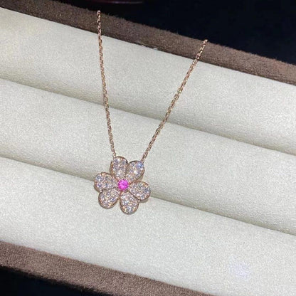 [Riva Jewelry]PAVÉ-DIAMANT-SCHMETTERLING-ANHÄNGERKETTE