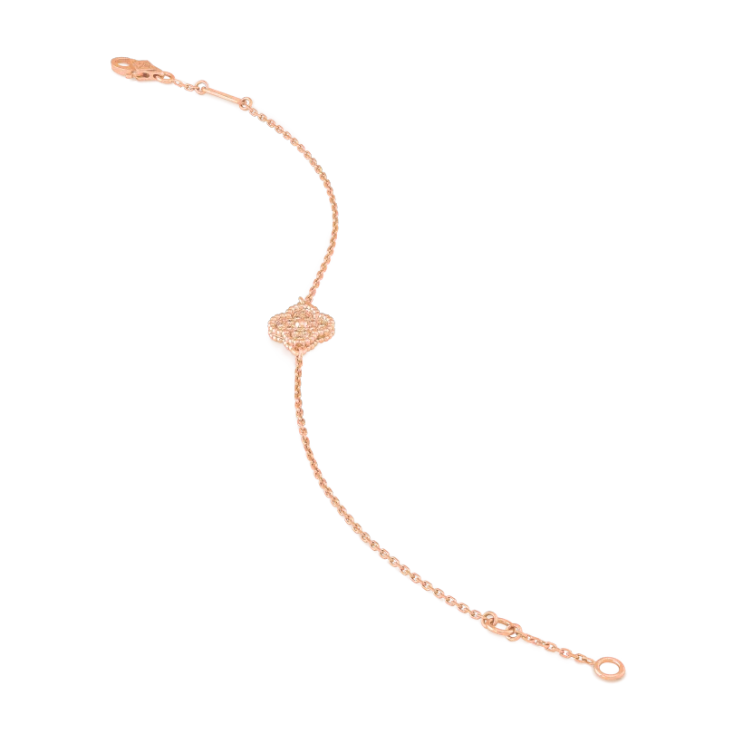 [Riva Jewelry ]CLOVER SINGLE FLOWER BRACELET