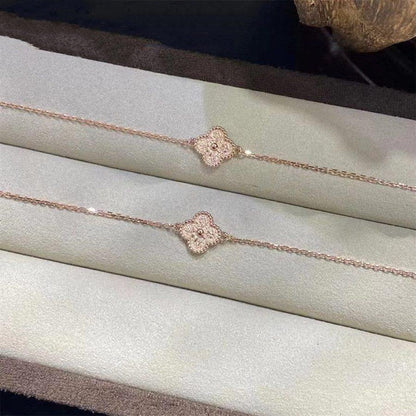 [Riva Jewelry ]CLOVER SINGLE FLOWER BRACELET